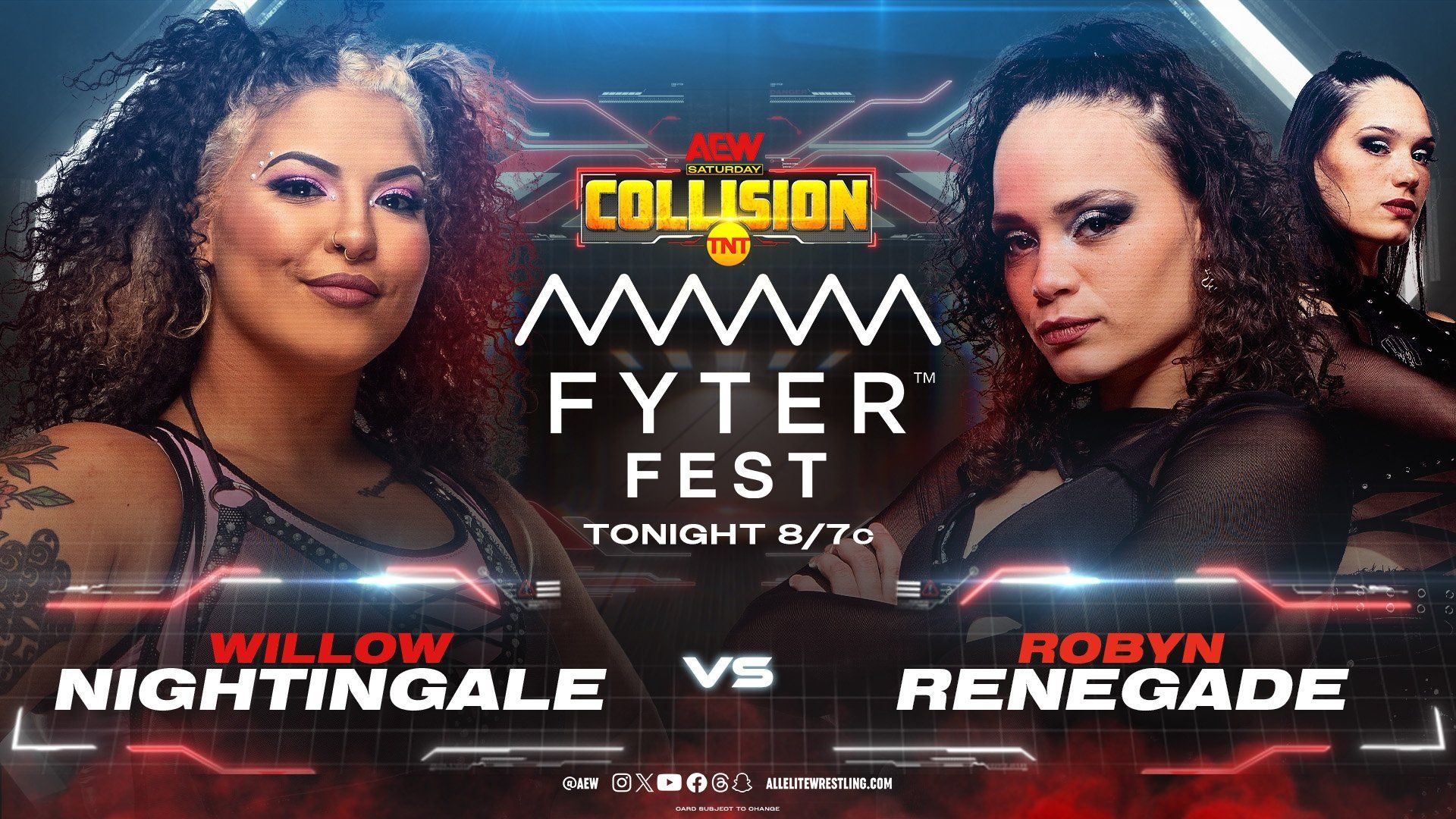 AEW Collision background