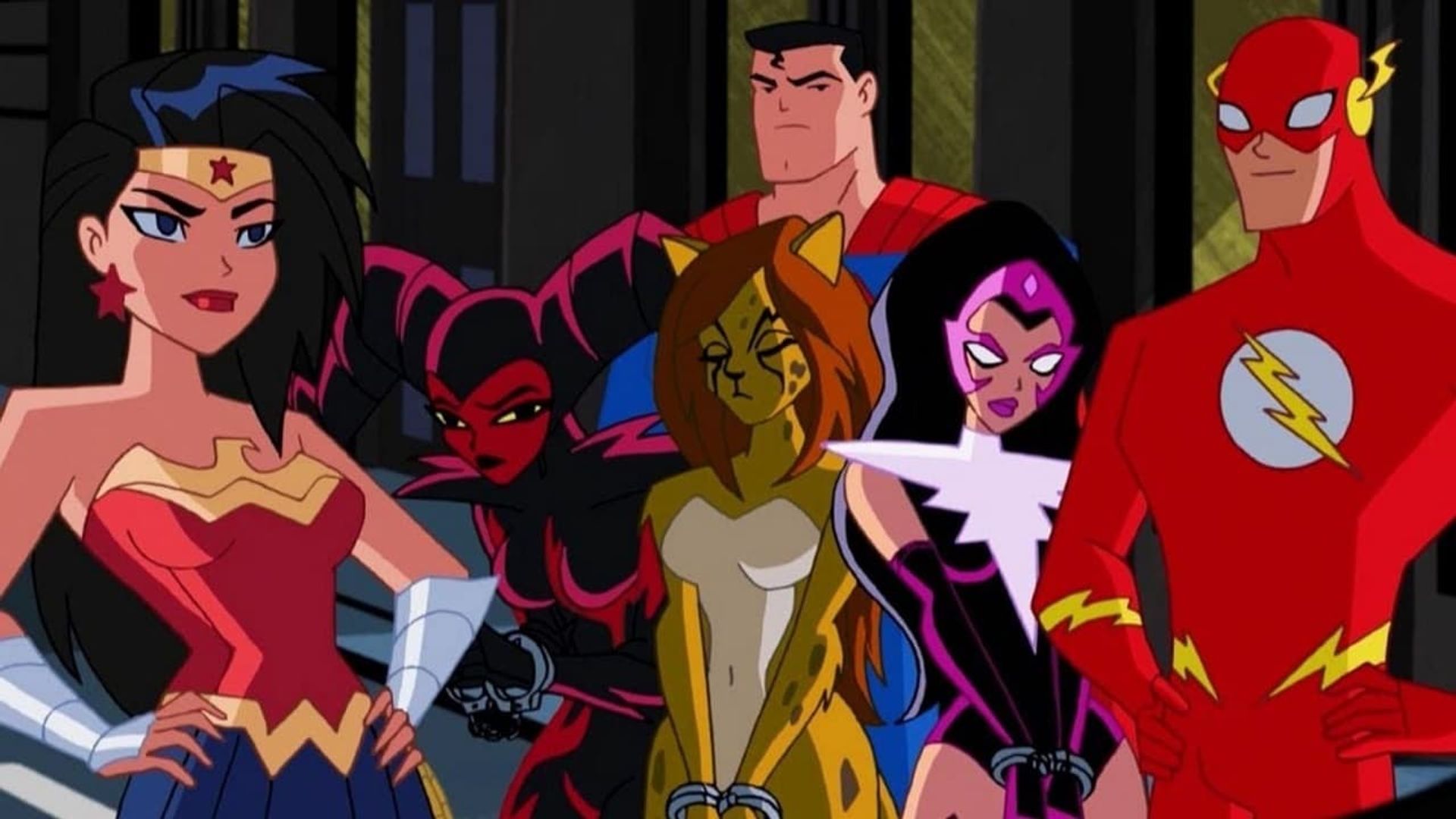Justice League Action Shorts background