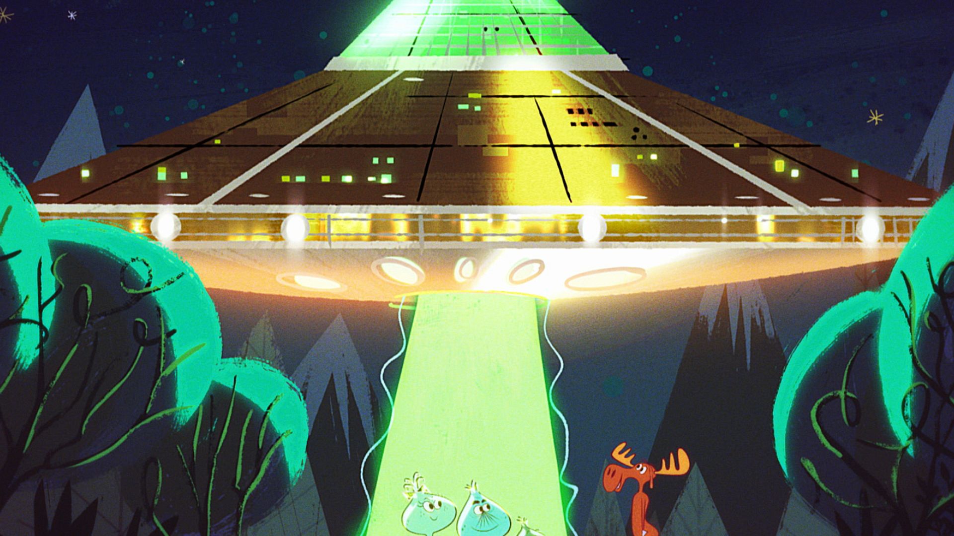 The Adventures of Rocky and Bullwinkle background