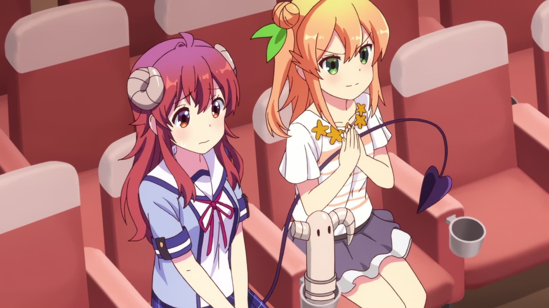 The Demon Girl Next Door background