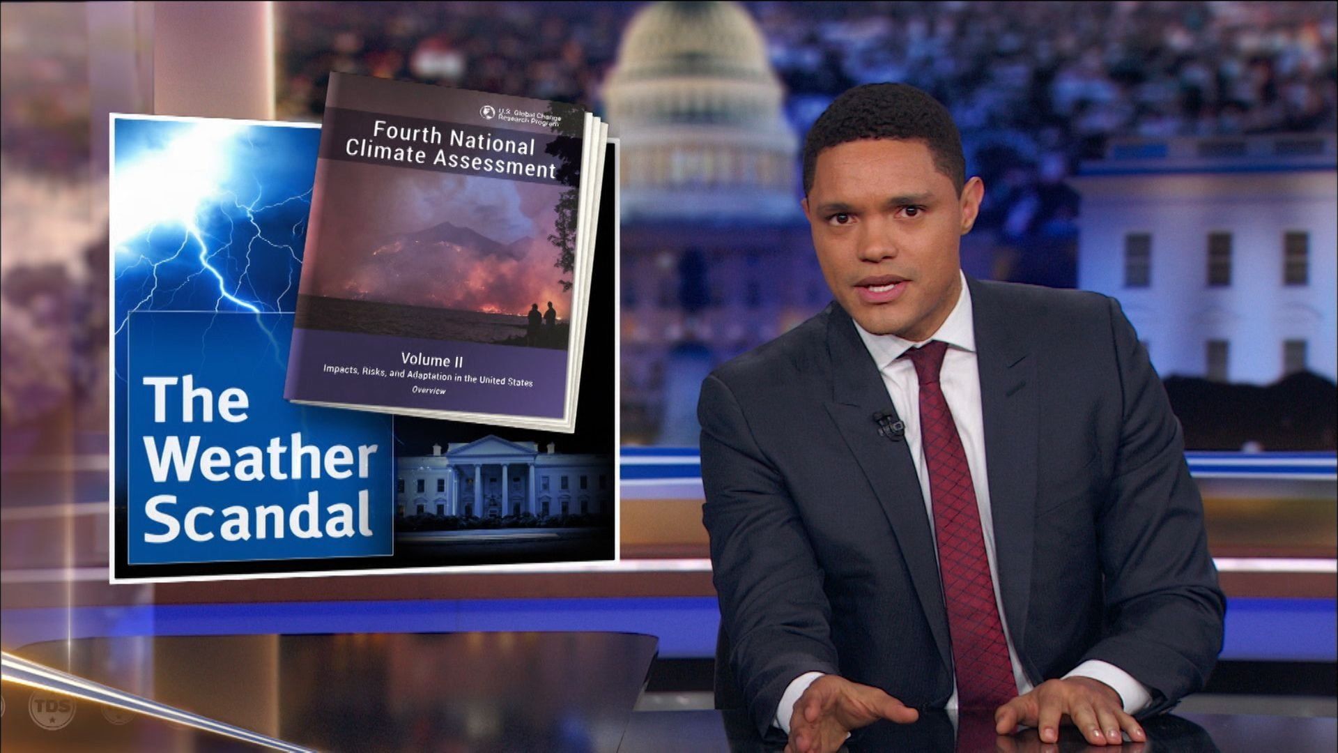 The Daily Show background