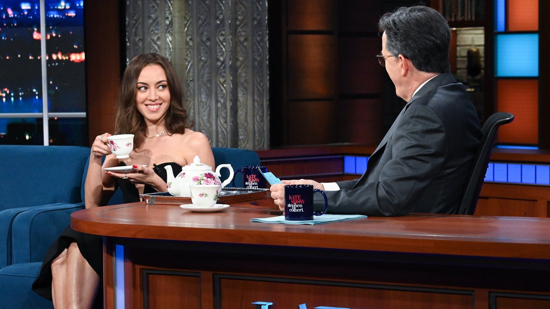 The Late Show with Stephen Colbert background