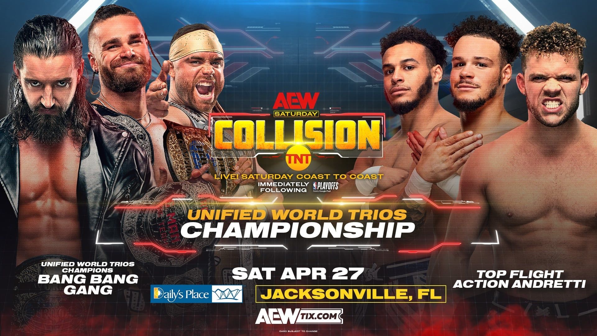 AEW Collision background