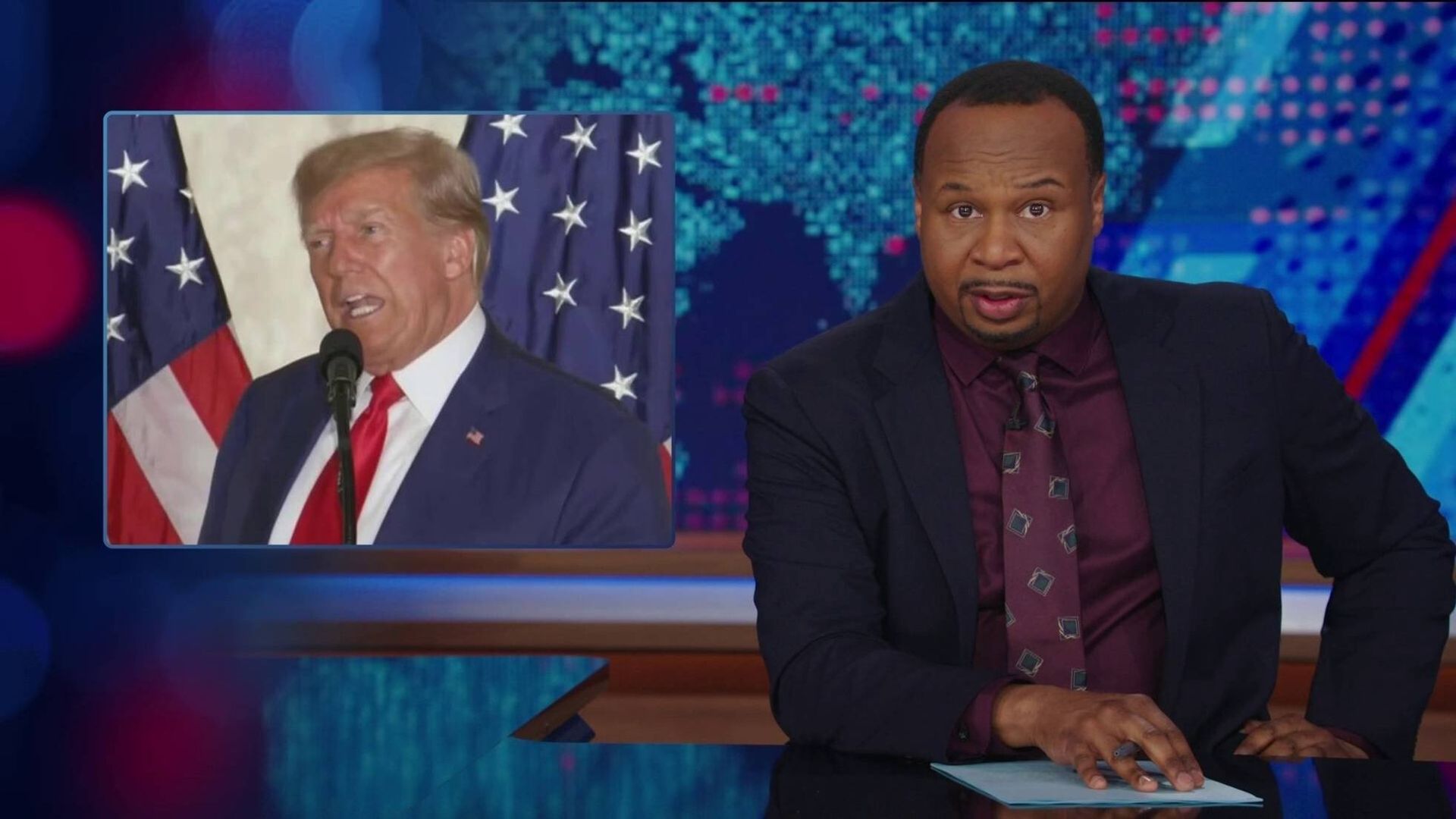 The Daily Show background