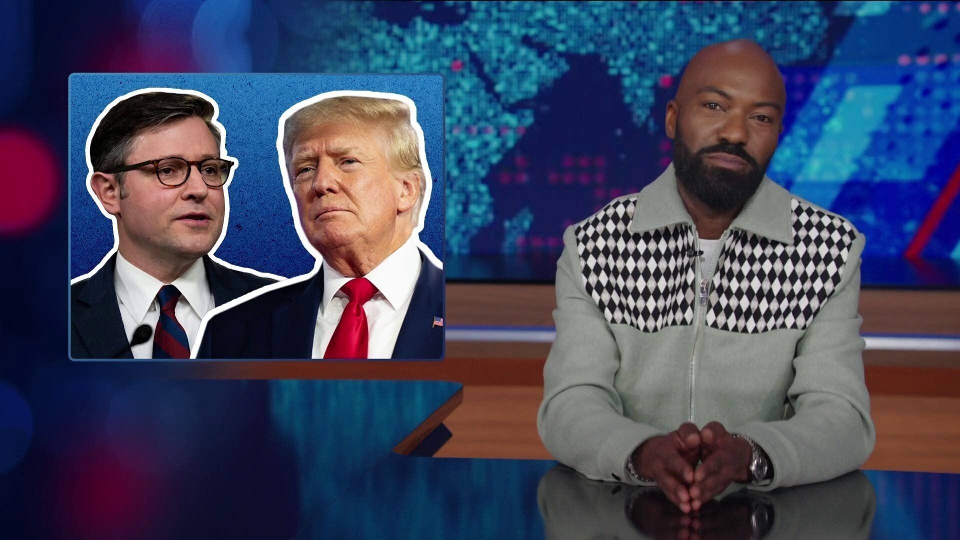 The Daily Show background