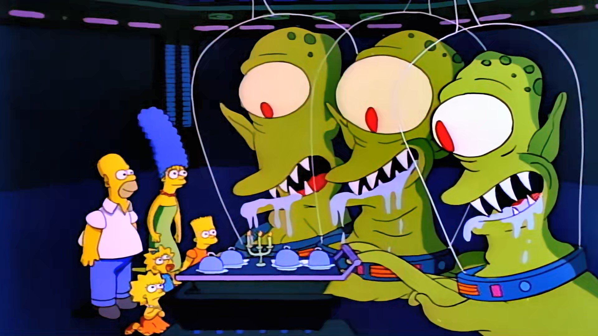 The Simpsons background