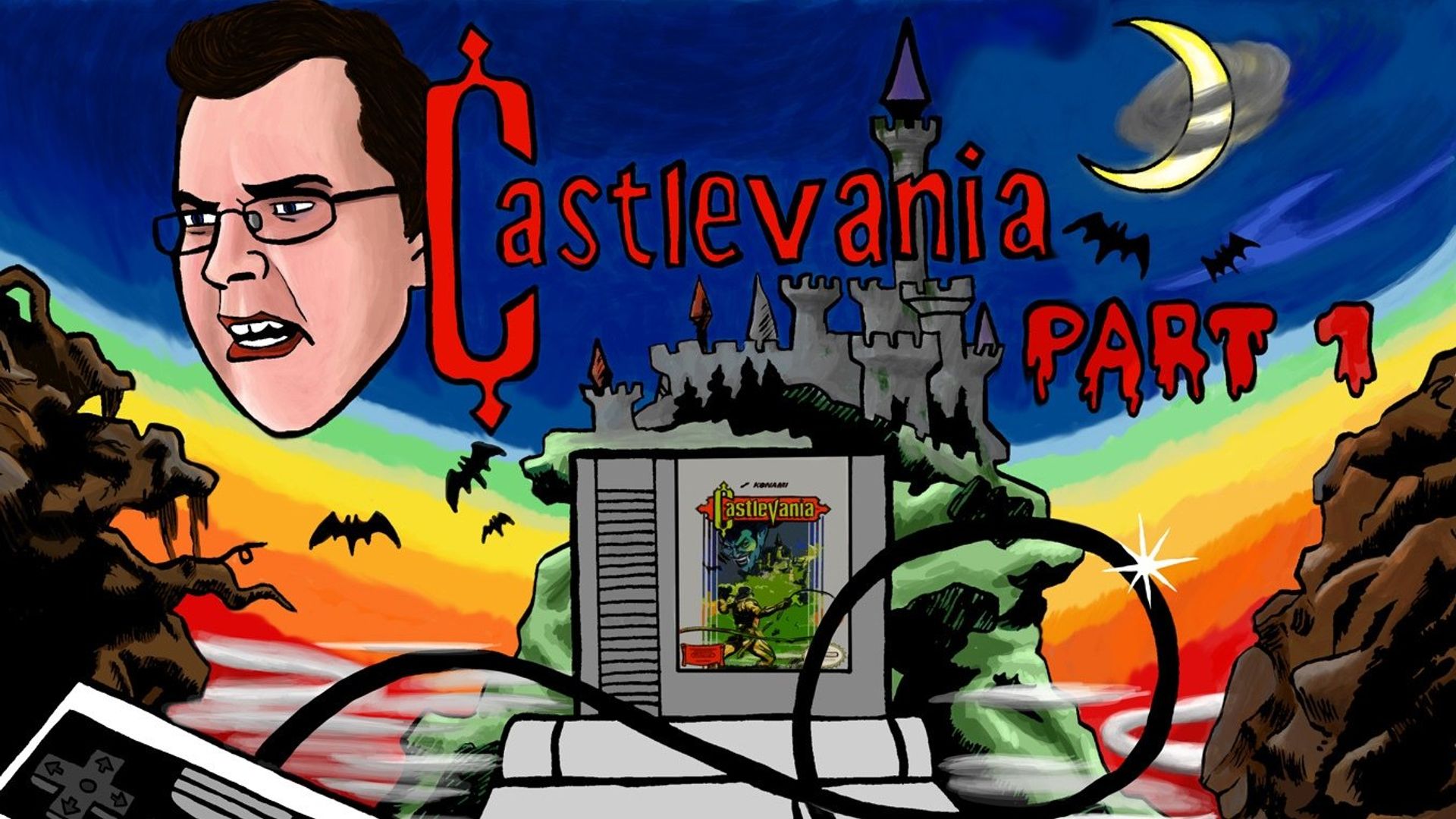 The Angry Video Game Nerd background