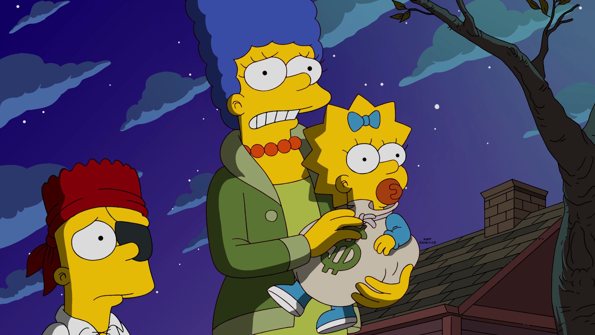 The Simpsons background