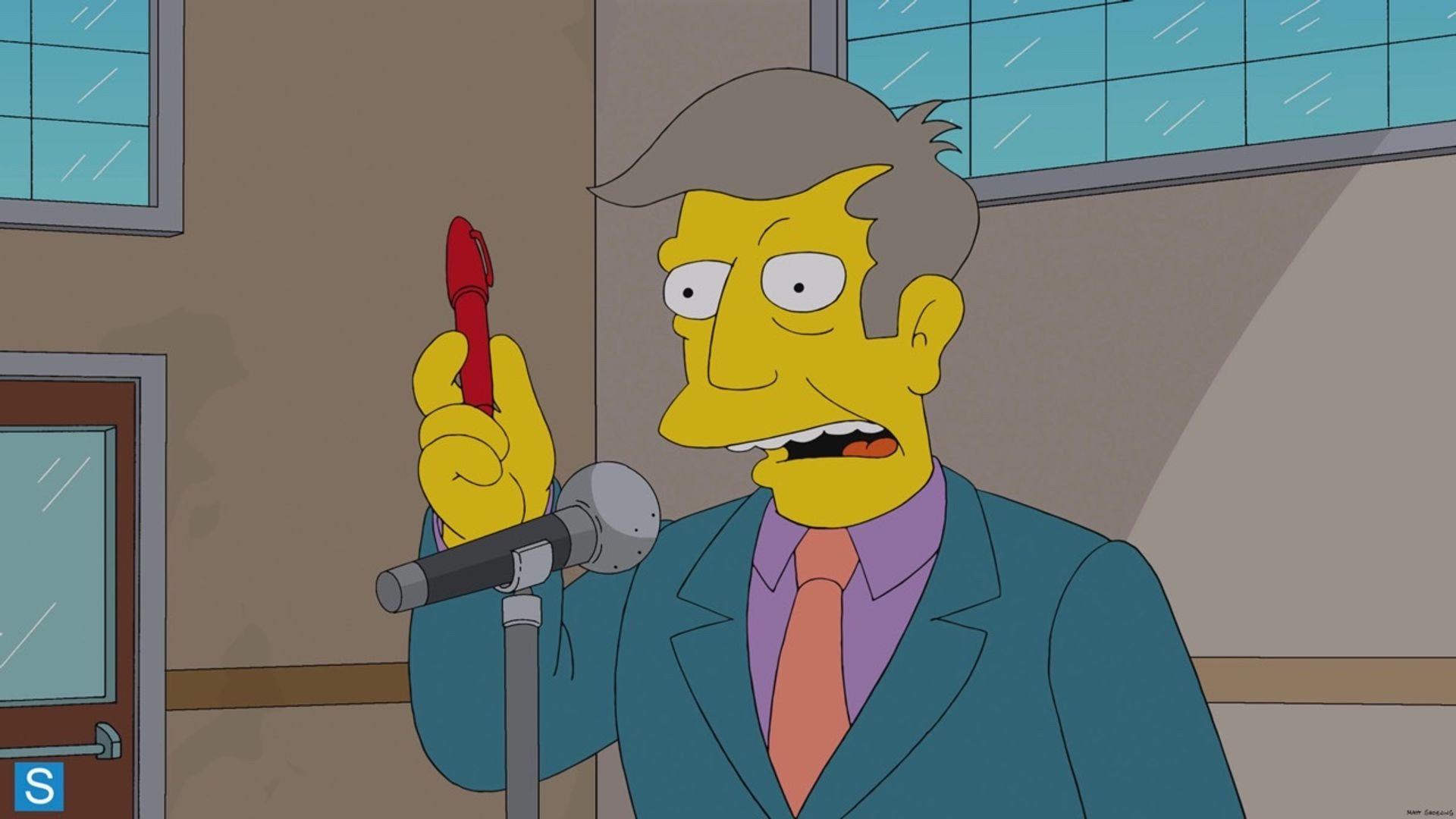 The Simpsons background