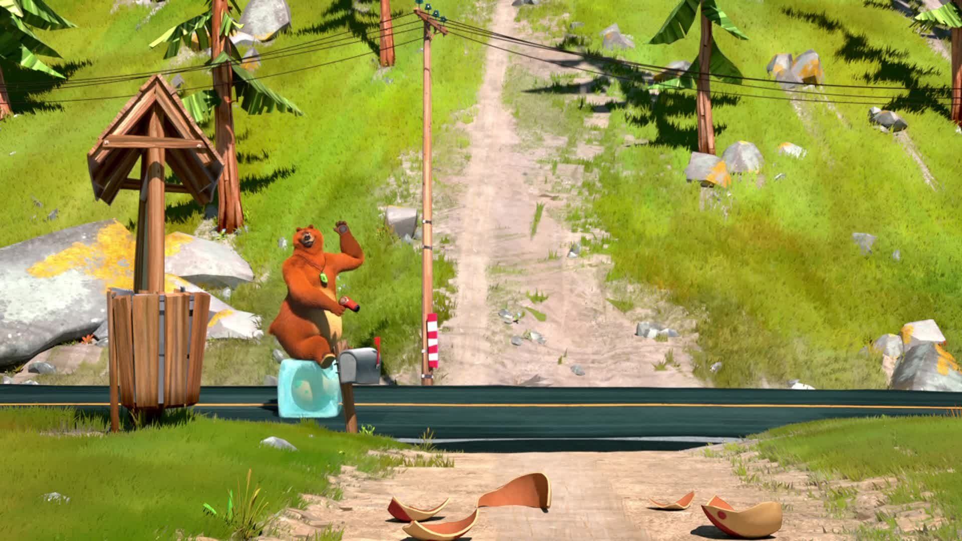 Grizzy and the Lemmings background