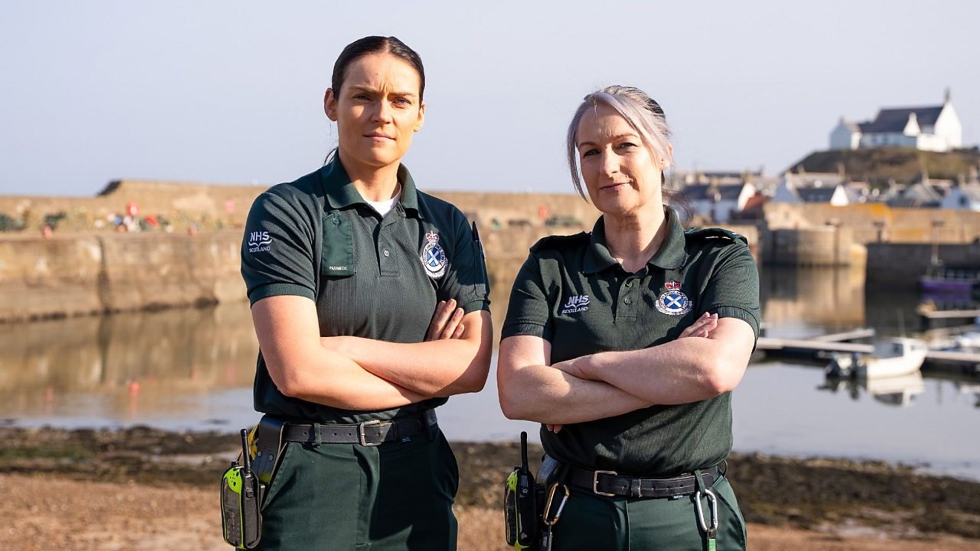 Paramedics on Scene background
