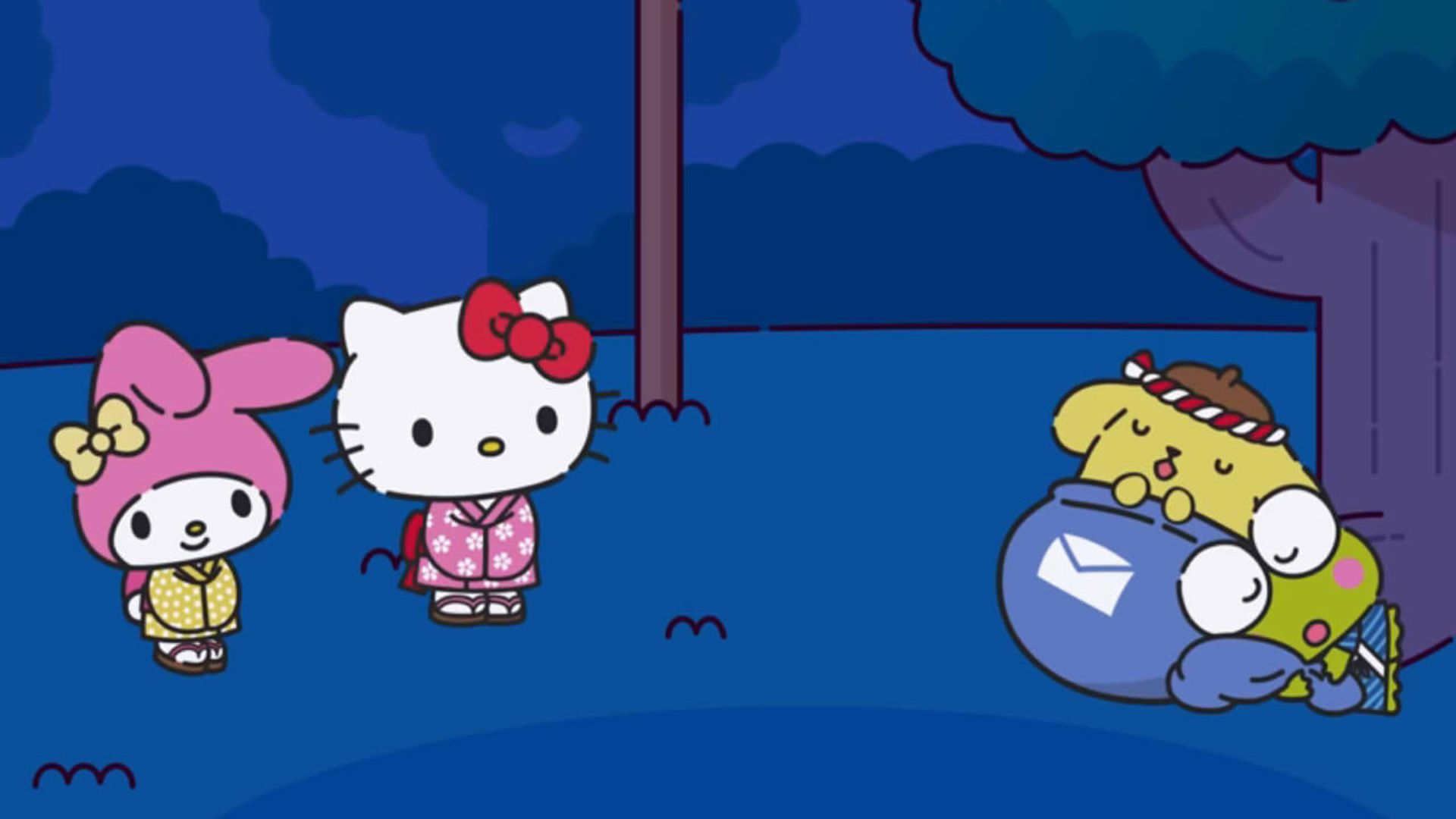 Hello Kitty and Friends Supercute Adventures background