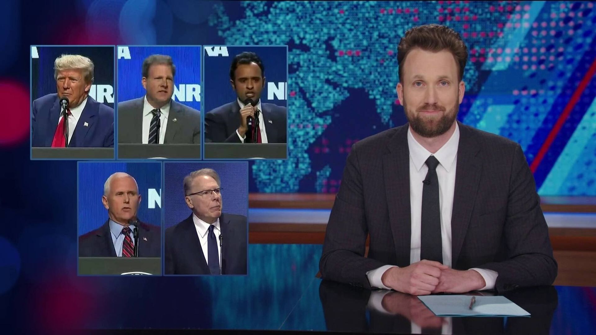 The Daily Show background