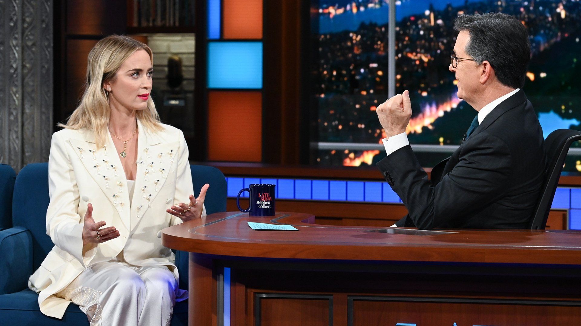 The Late Show with Stephen Colbert background
