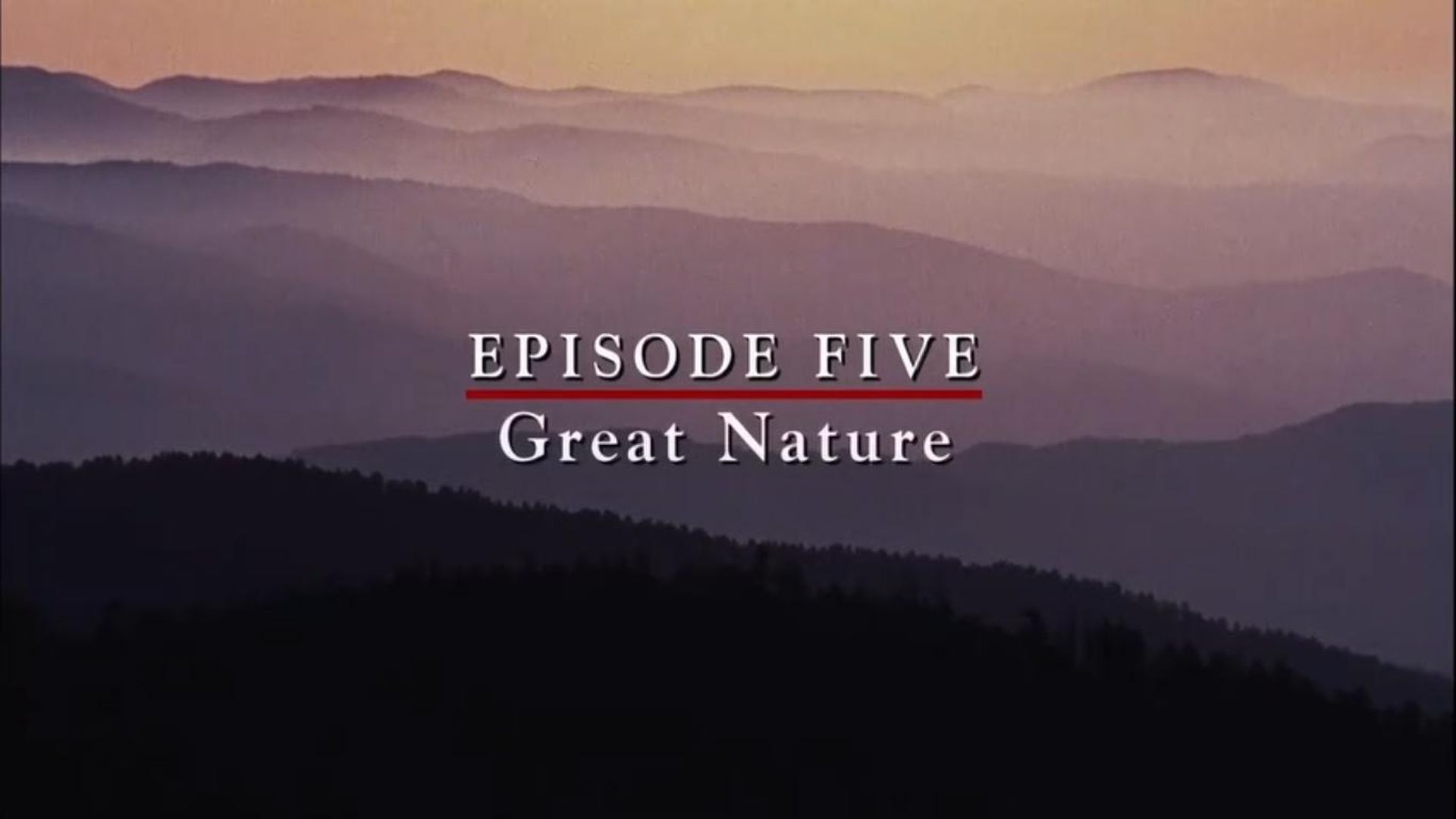 The National Parks: America's Best Idea background