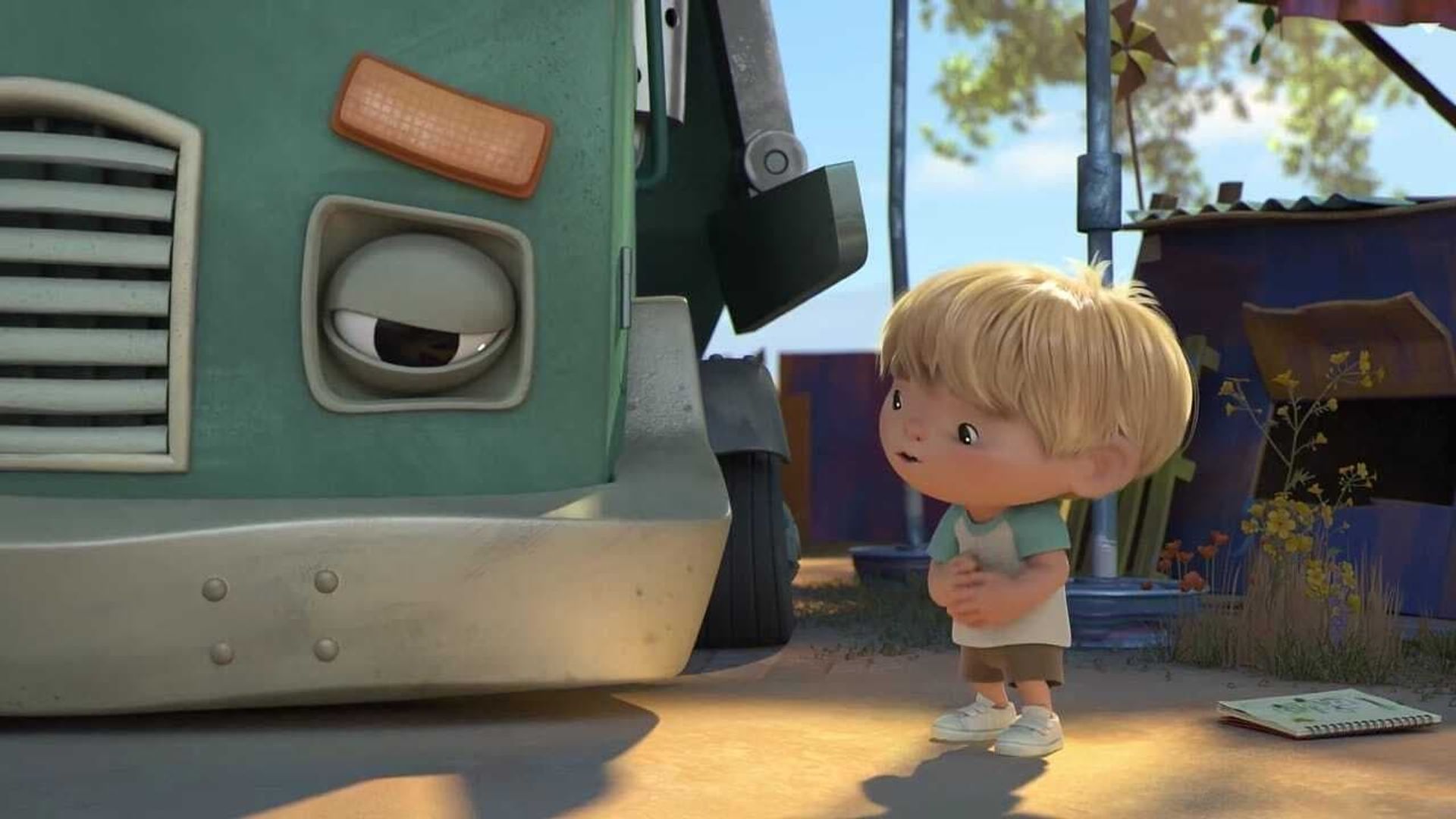 Trash Truck background