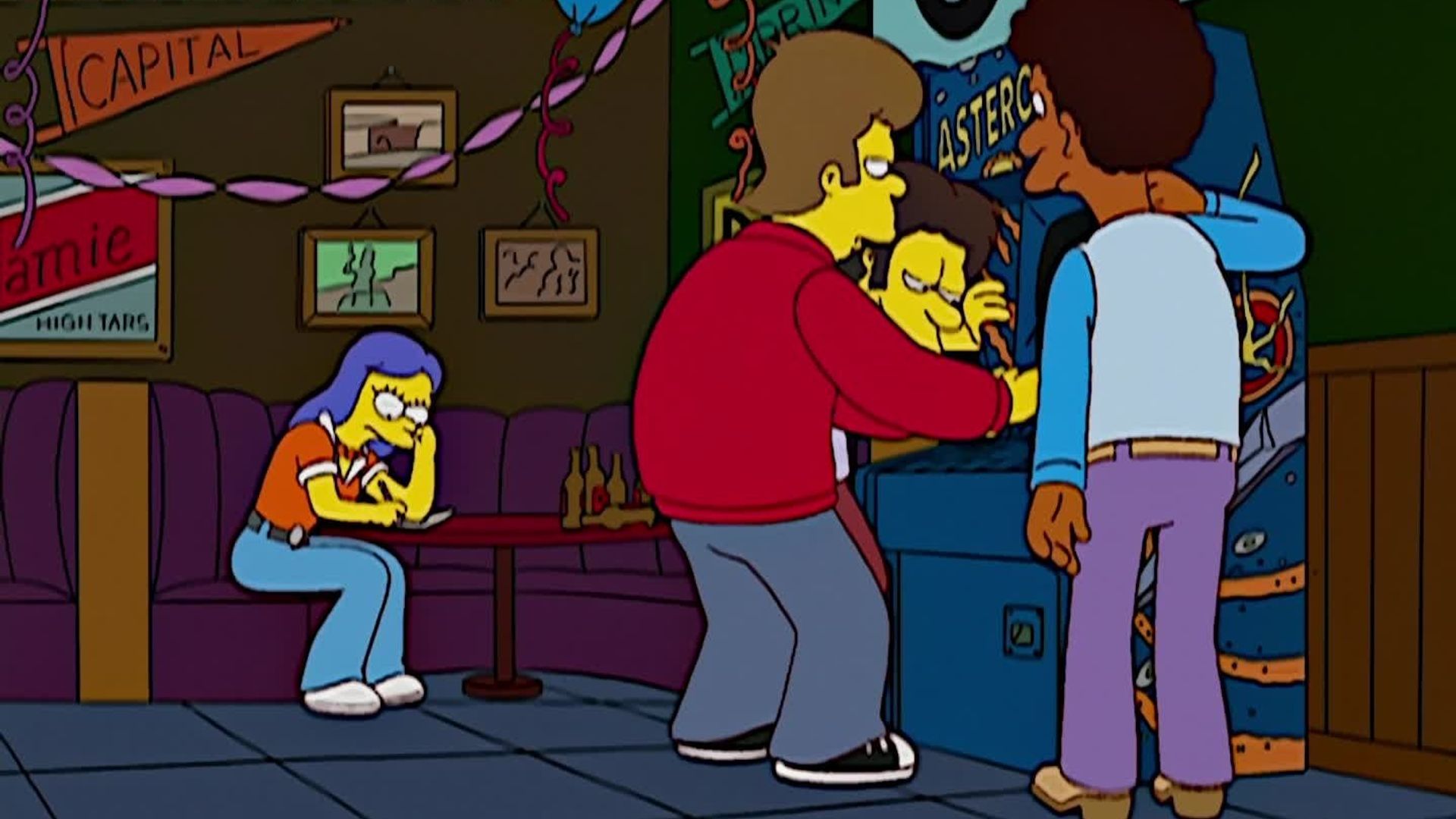 The Simpsons background