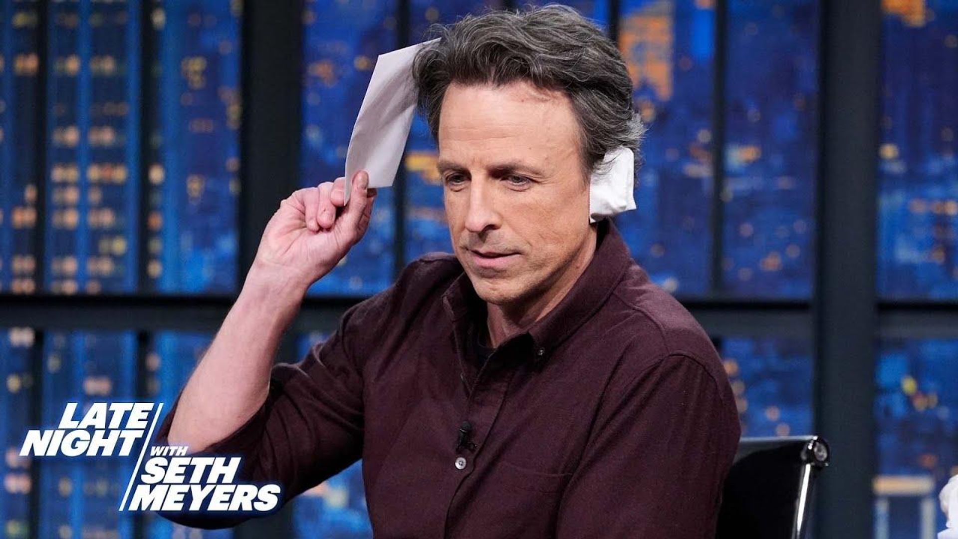 Late Night with Seth Meyers: Corrections" background