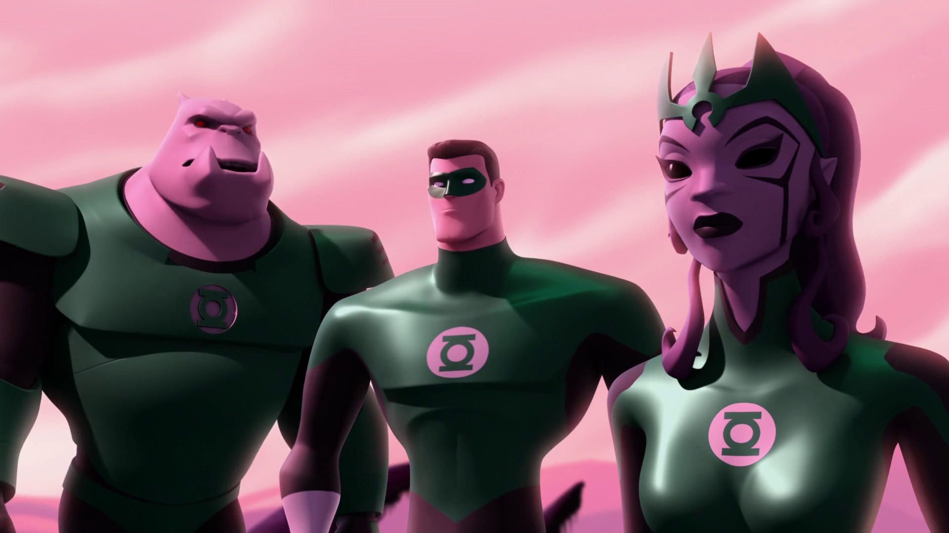 Green Lantern: The Animated Series background