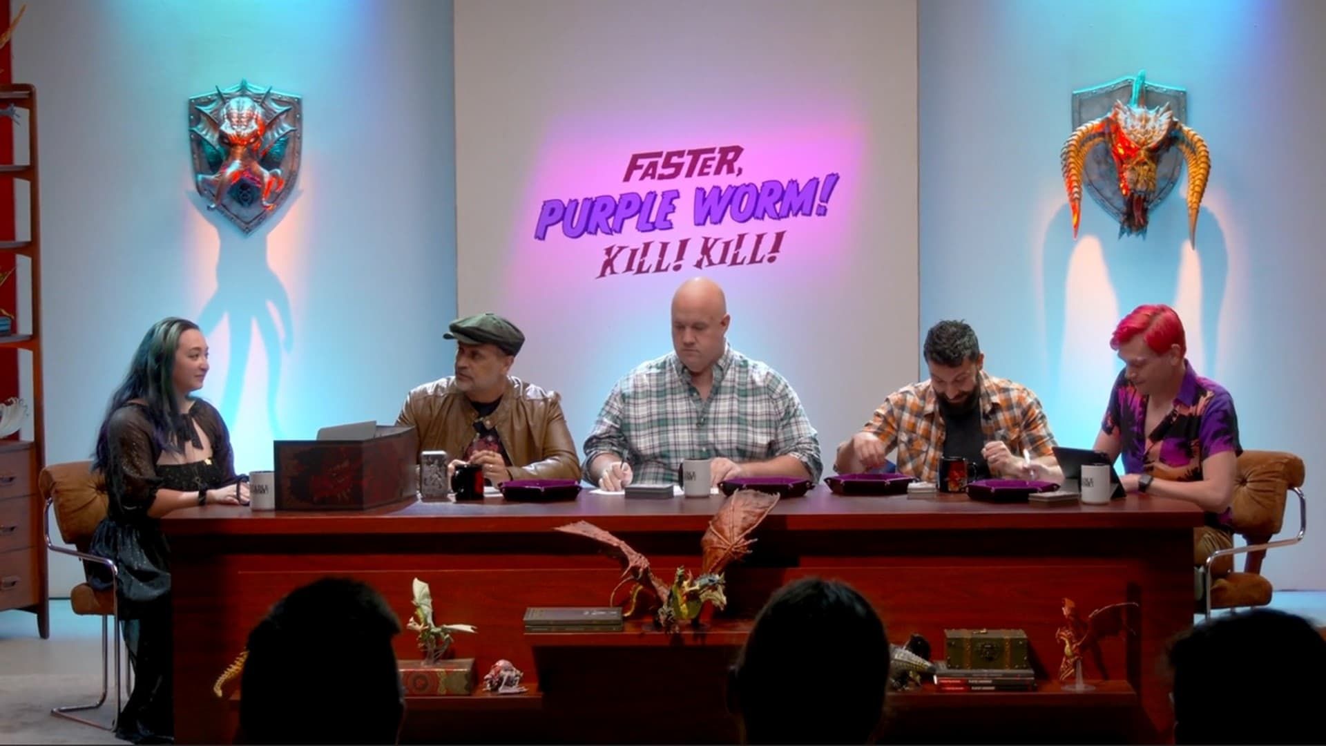 Faster, Purple Worm! Kill! Kill! background