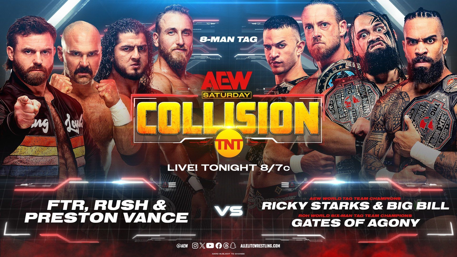 AEW Collision background