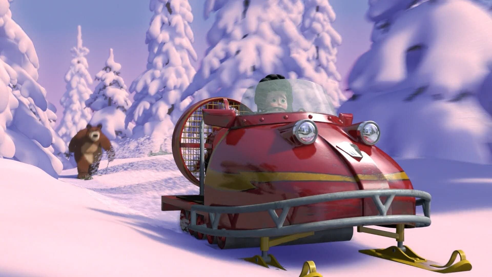 Masha and the Bear background