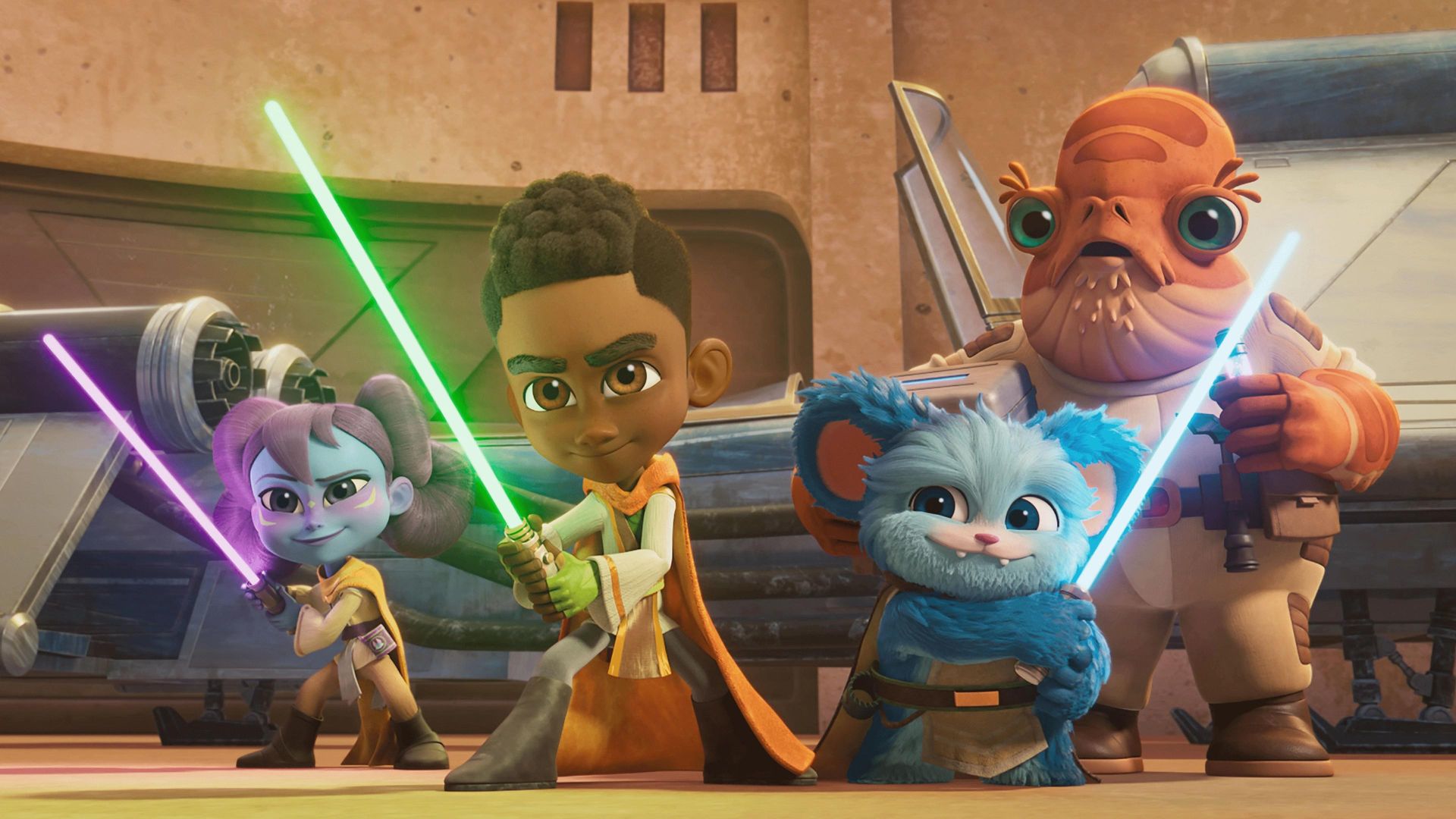 Young Jedi Adventures background