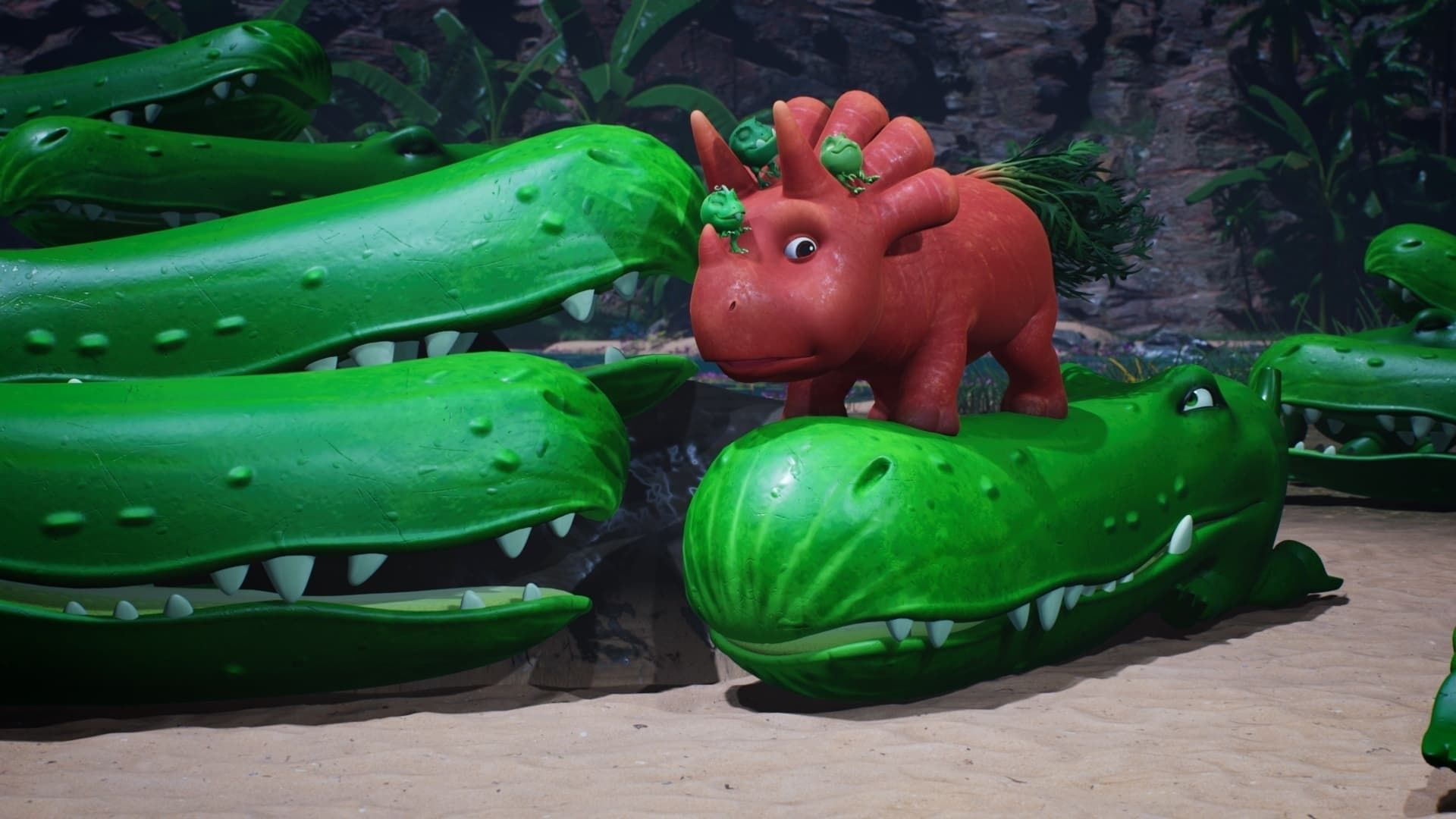 Ginger and the Vegesaurs background