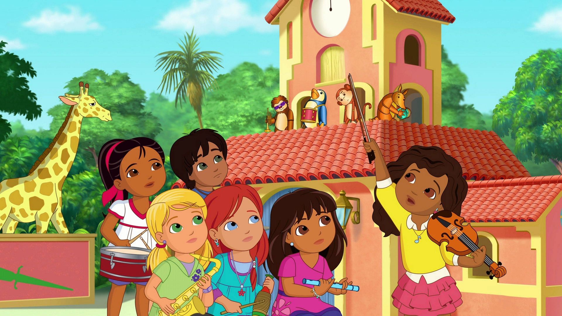 Dora and Friends: Into the City! background