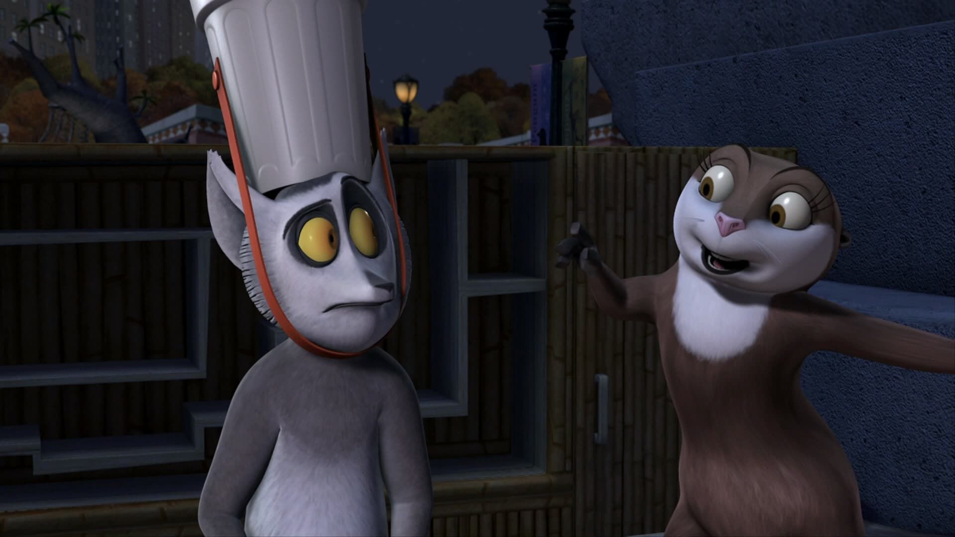 The Penguins of Madagascar background