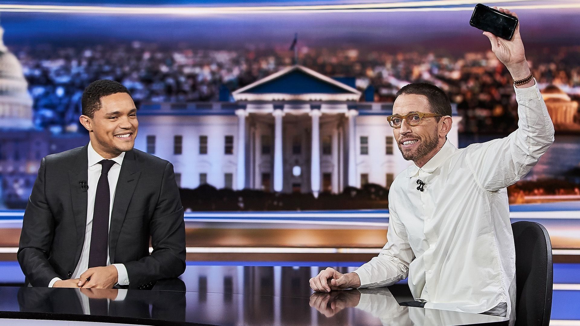 The Daily Show background