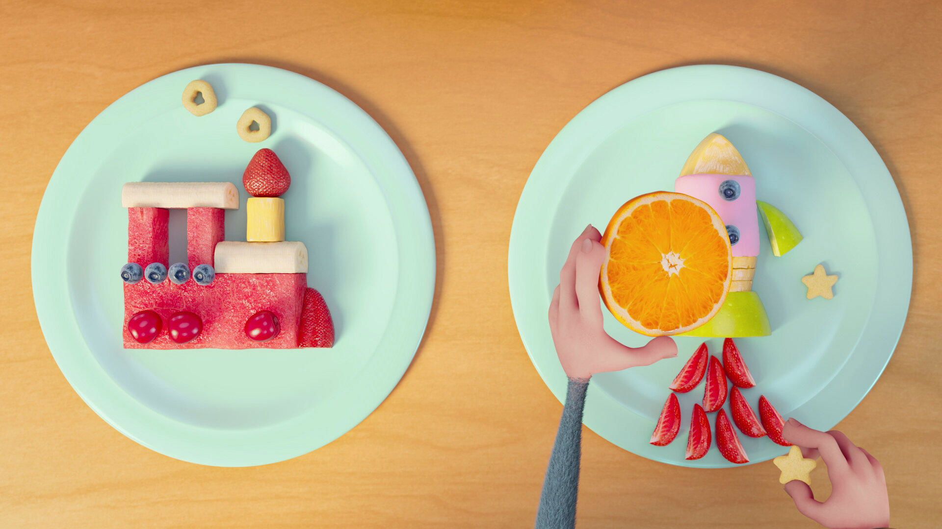 Booba: Food Puzzle background