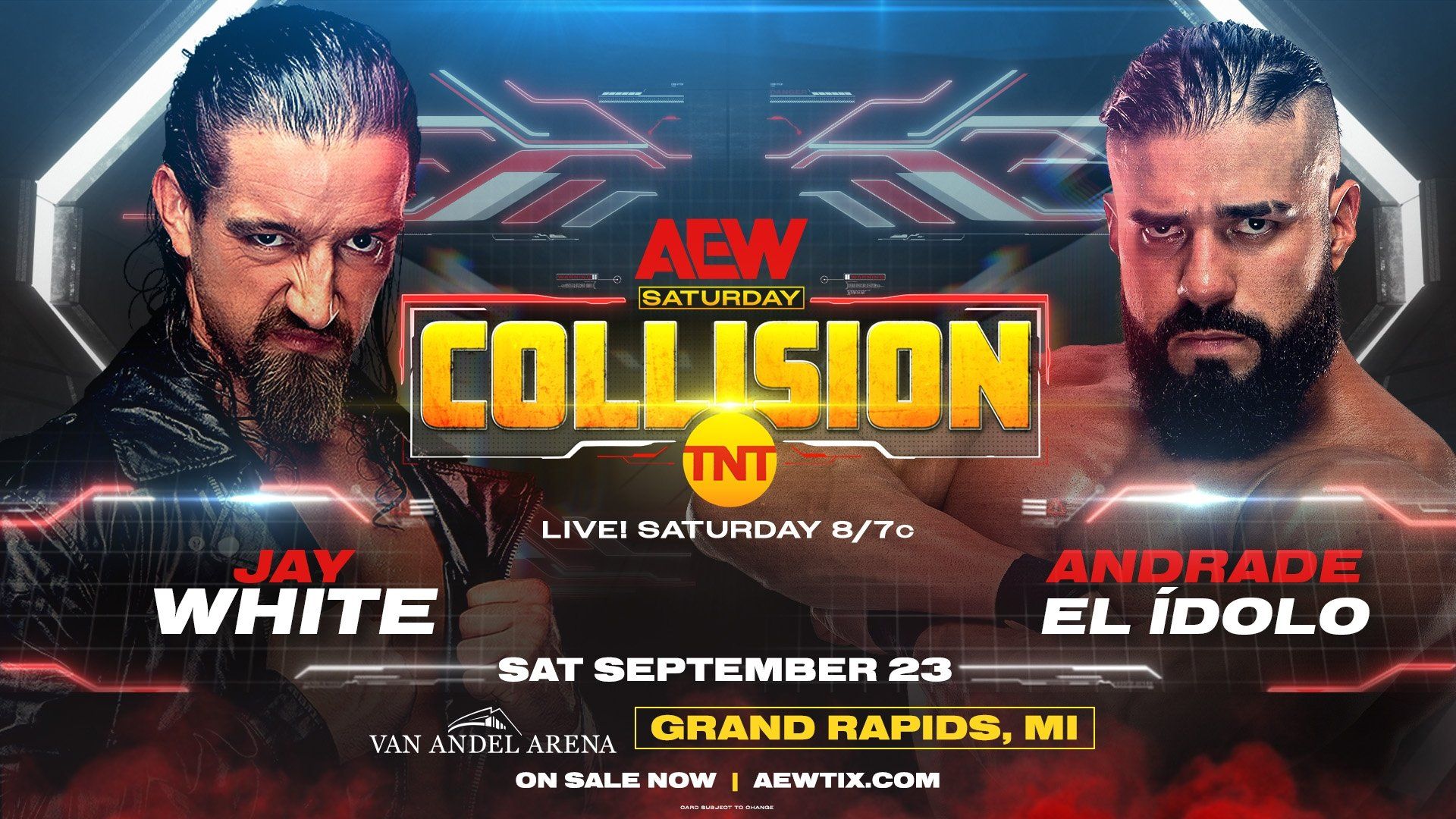 AEW Collision background