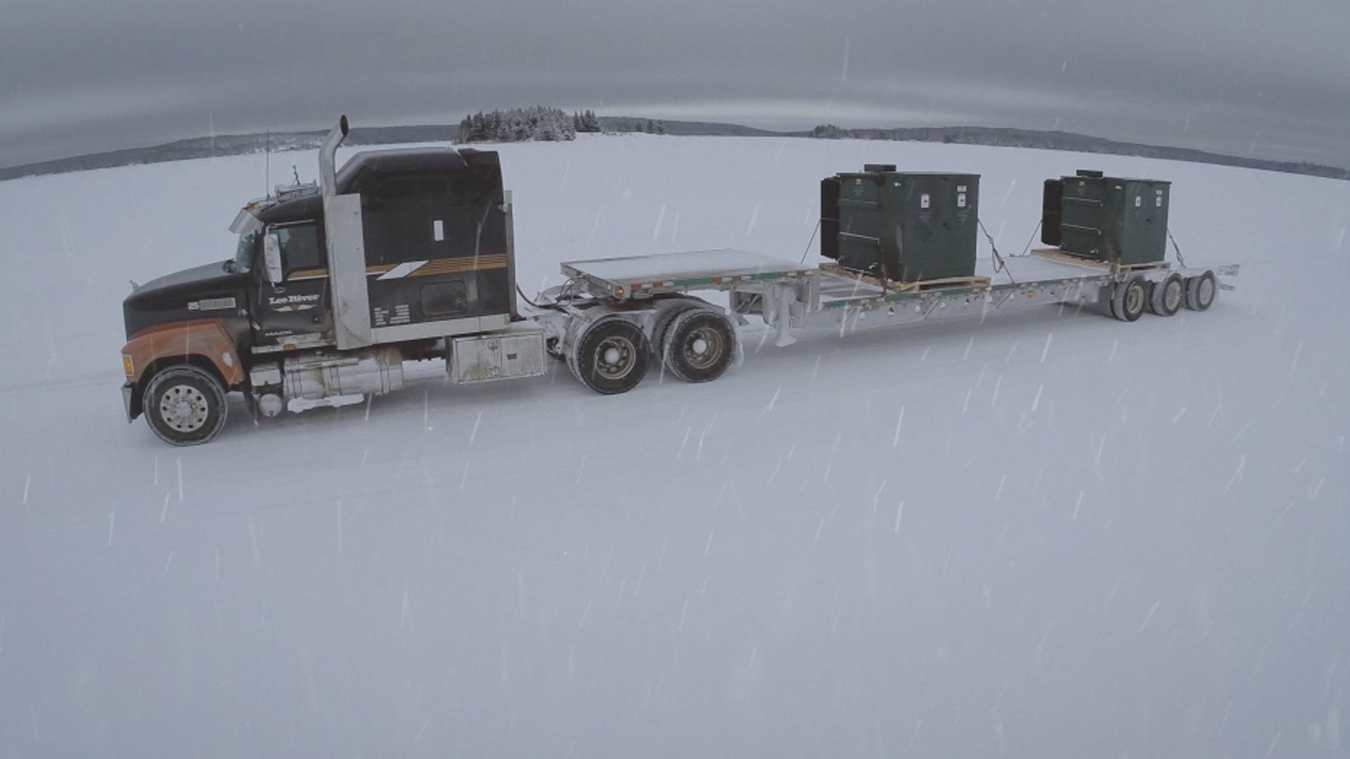 Ice Road Truckers background