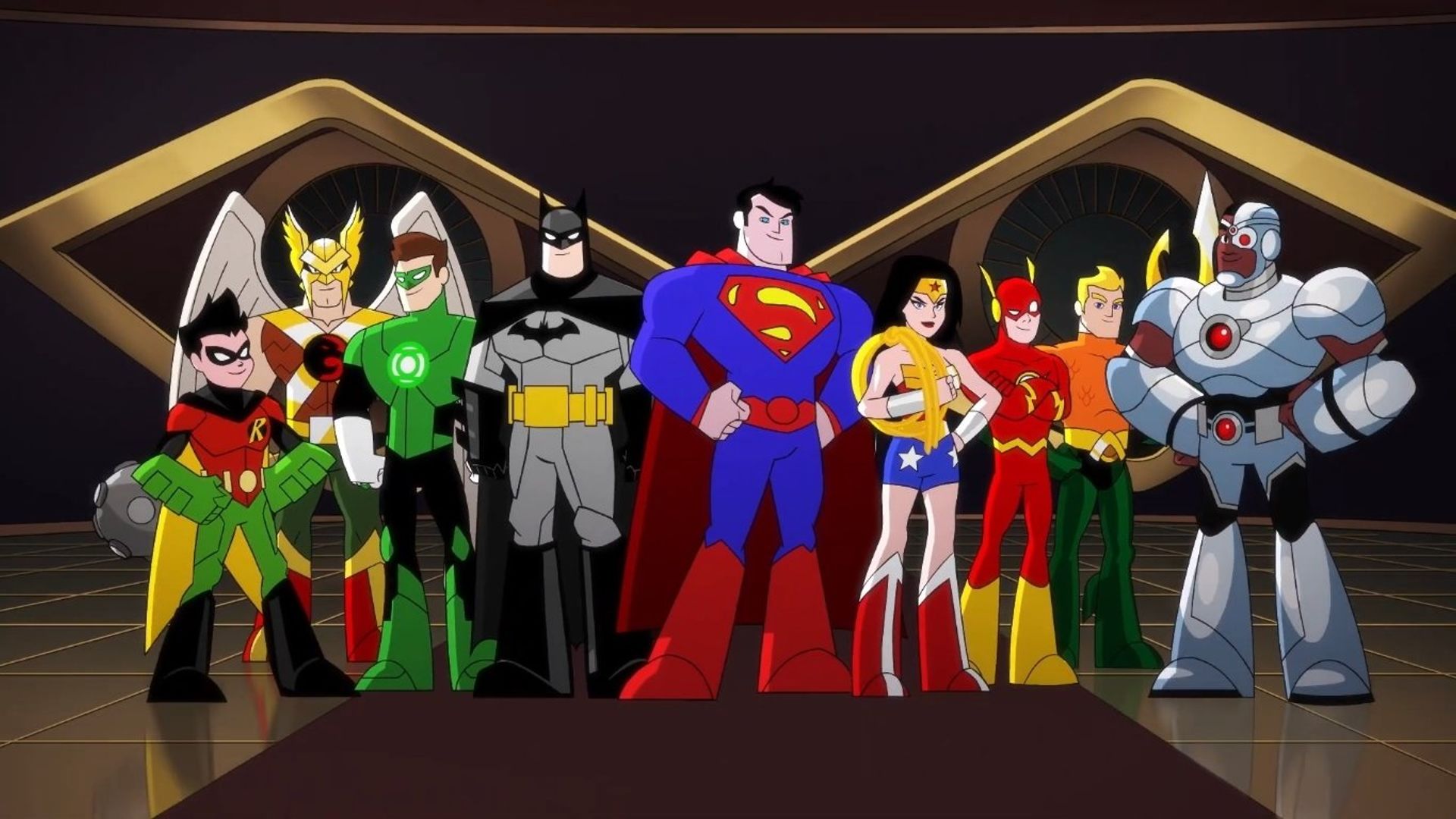 DC Super Friends background