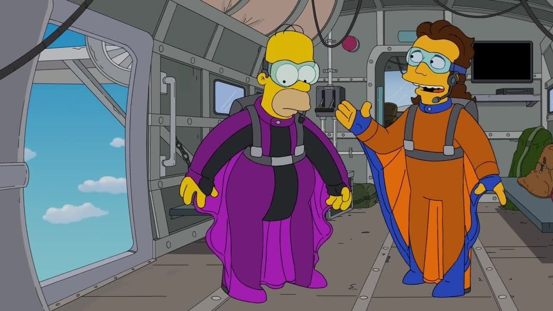 The Simpsons background