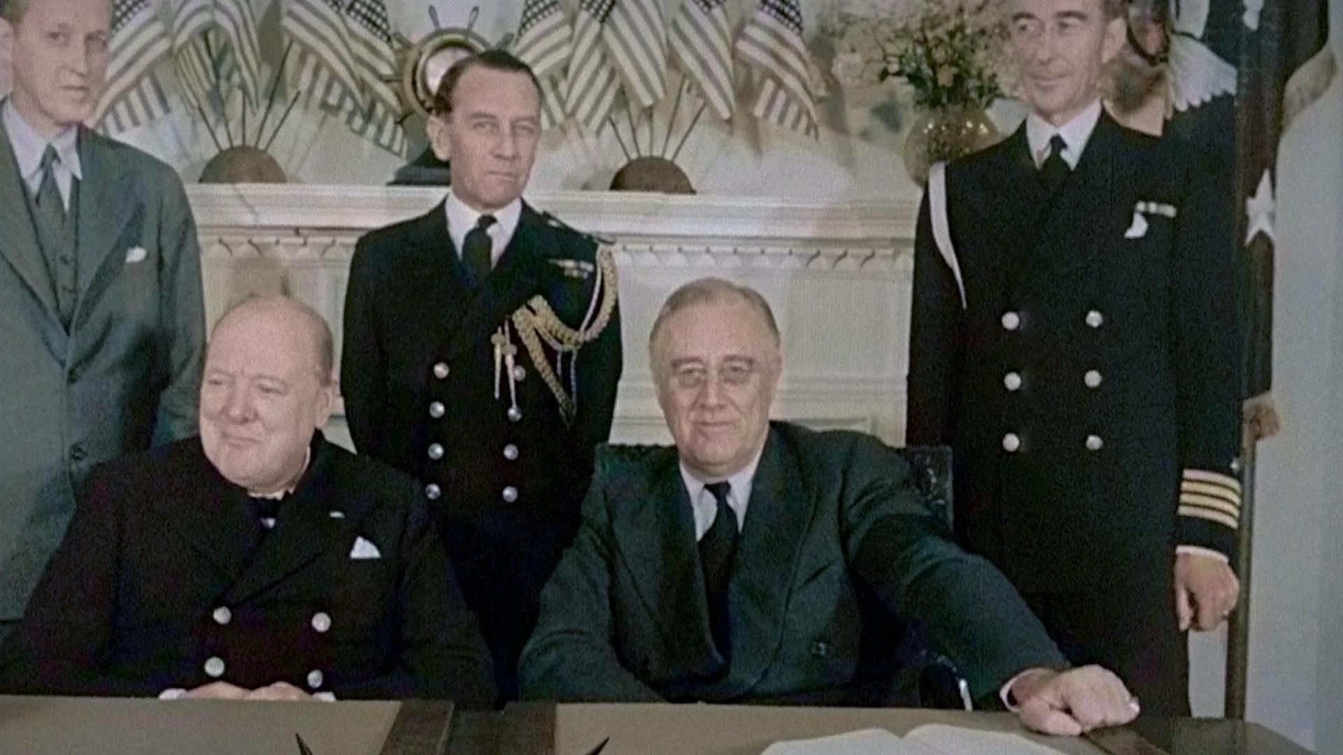 Churchill at War background