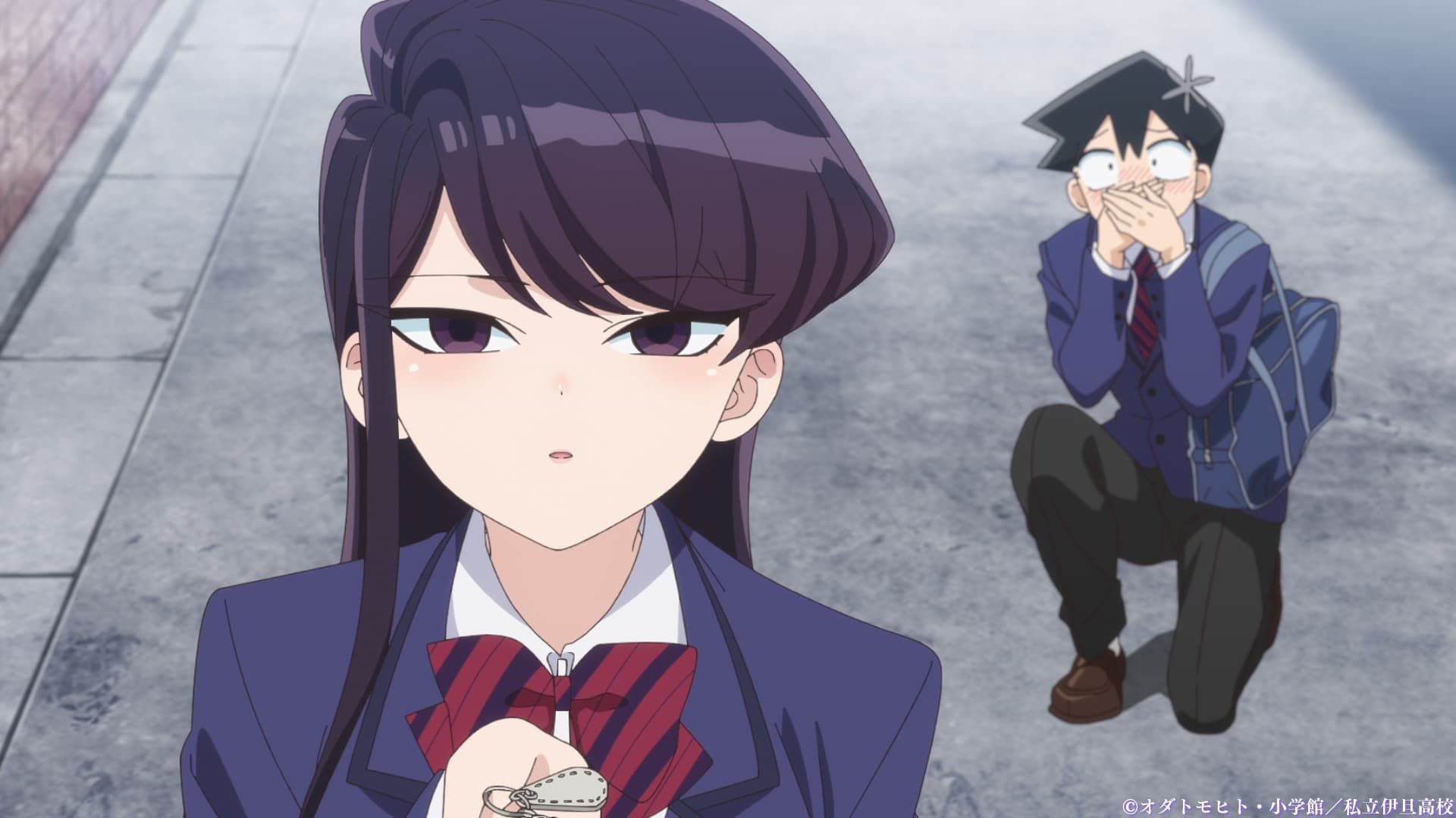 Komi Can't Communicate background