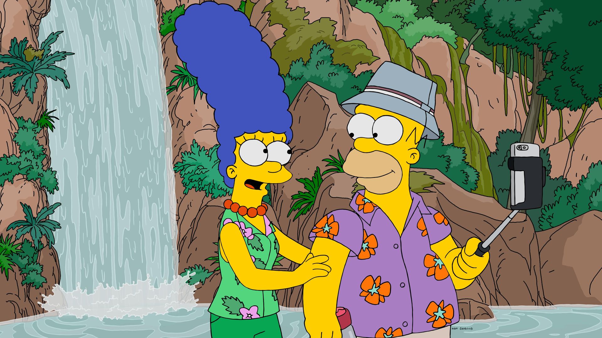 The Simpsons background