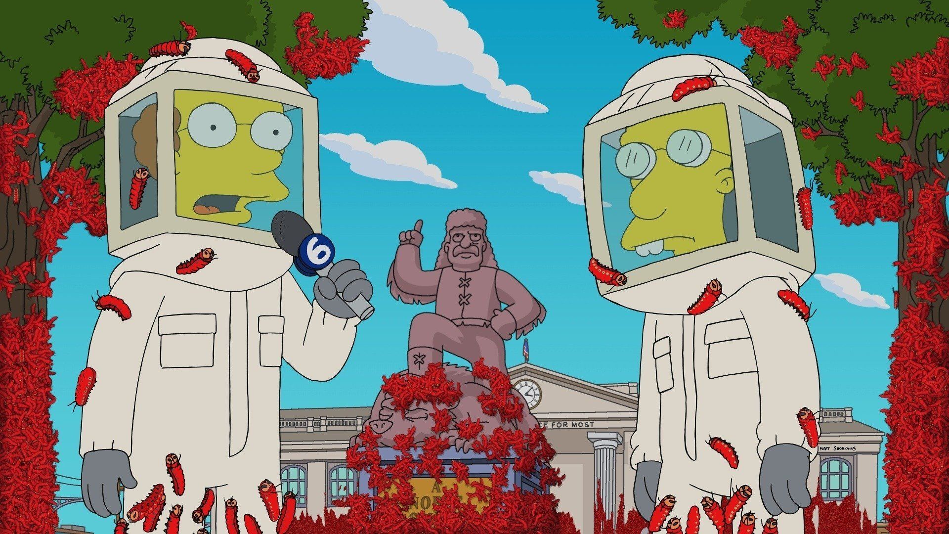 The Simpsons background