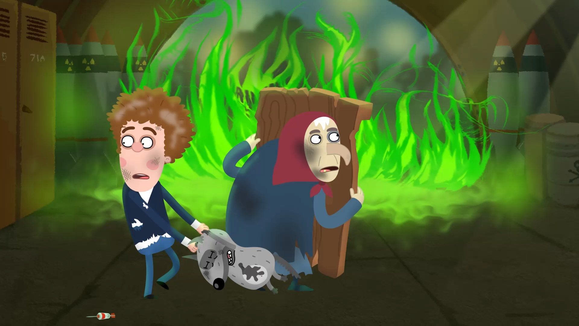 The Adventures of Peter and Wolf background