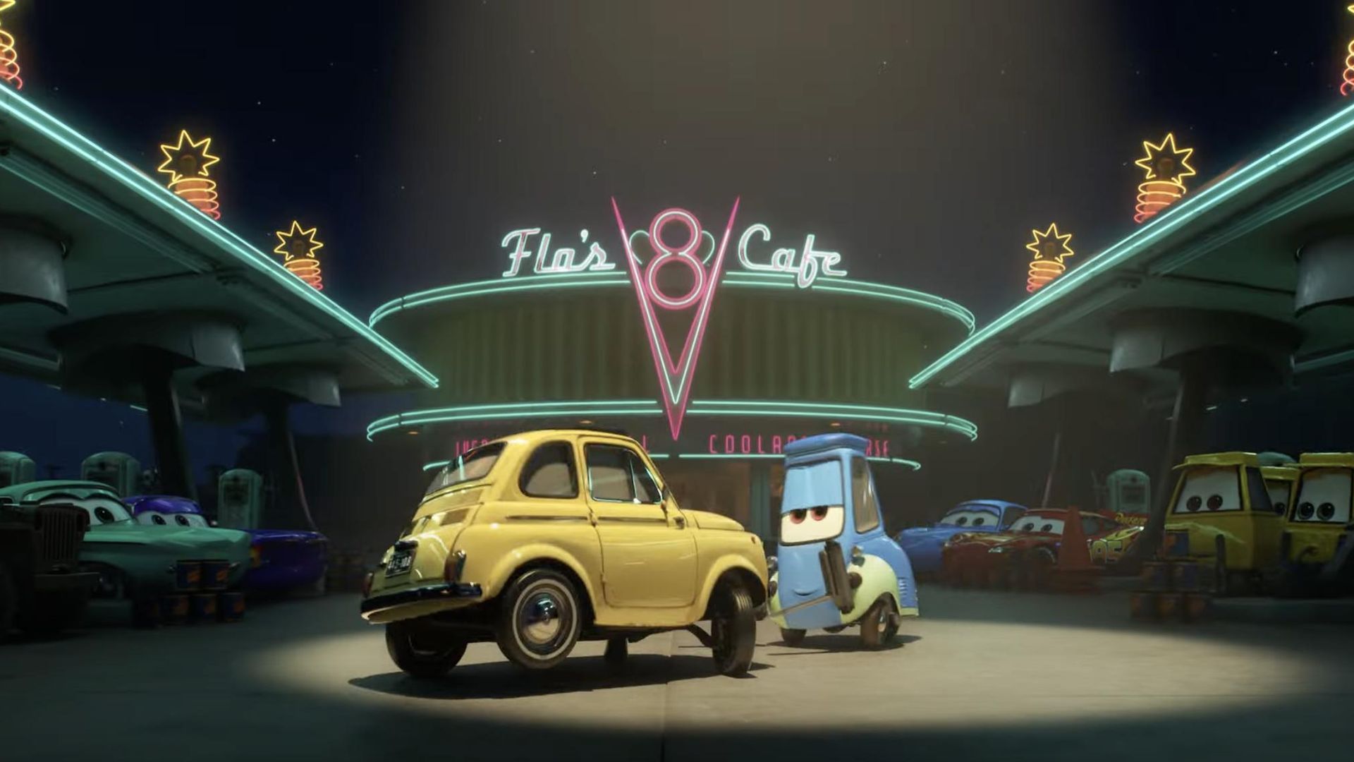 Pixar Popcorn background
