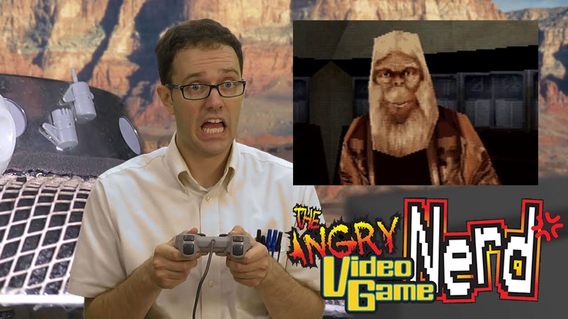The Angry Video Game Nerd background