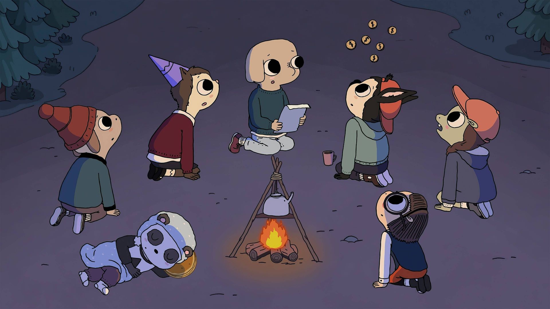 Summer Camp Island background
