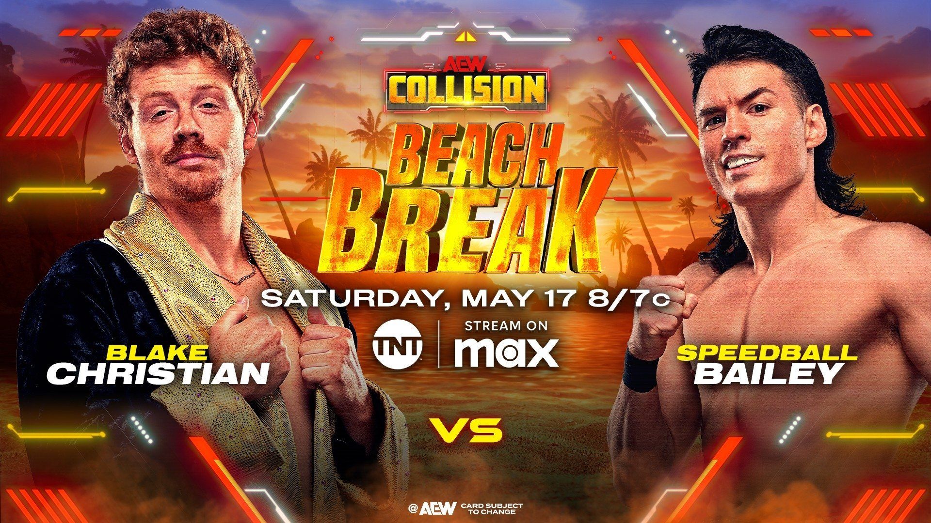 AEW Collision background