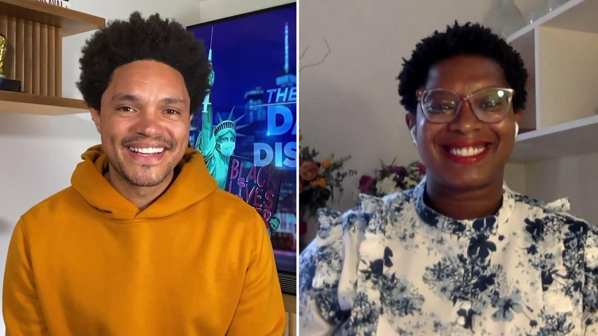 The Daily Show background