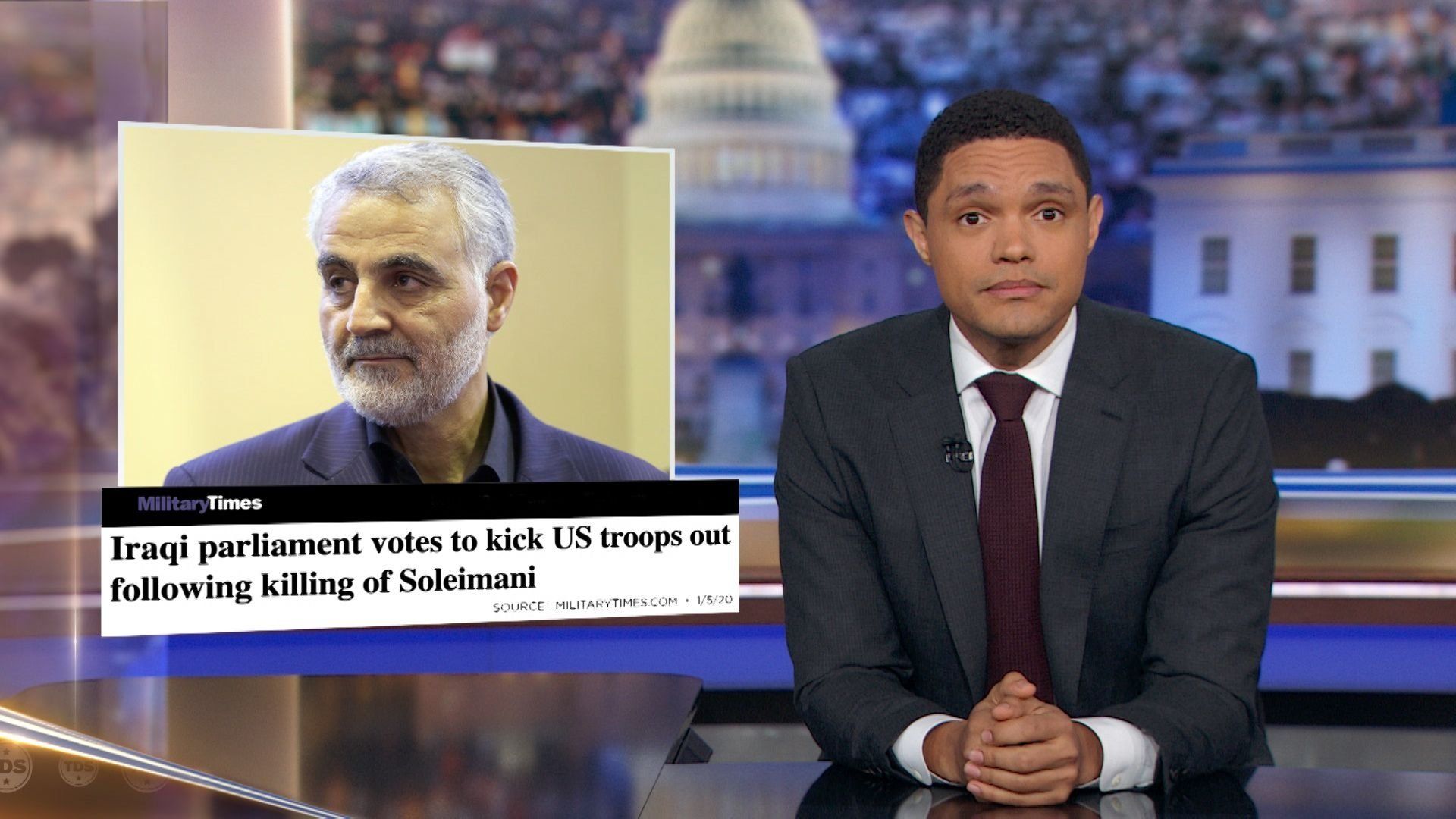 The Daily Show background