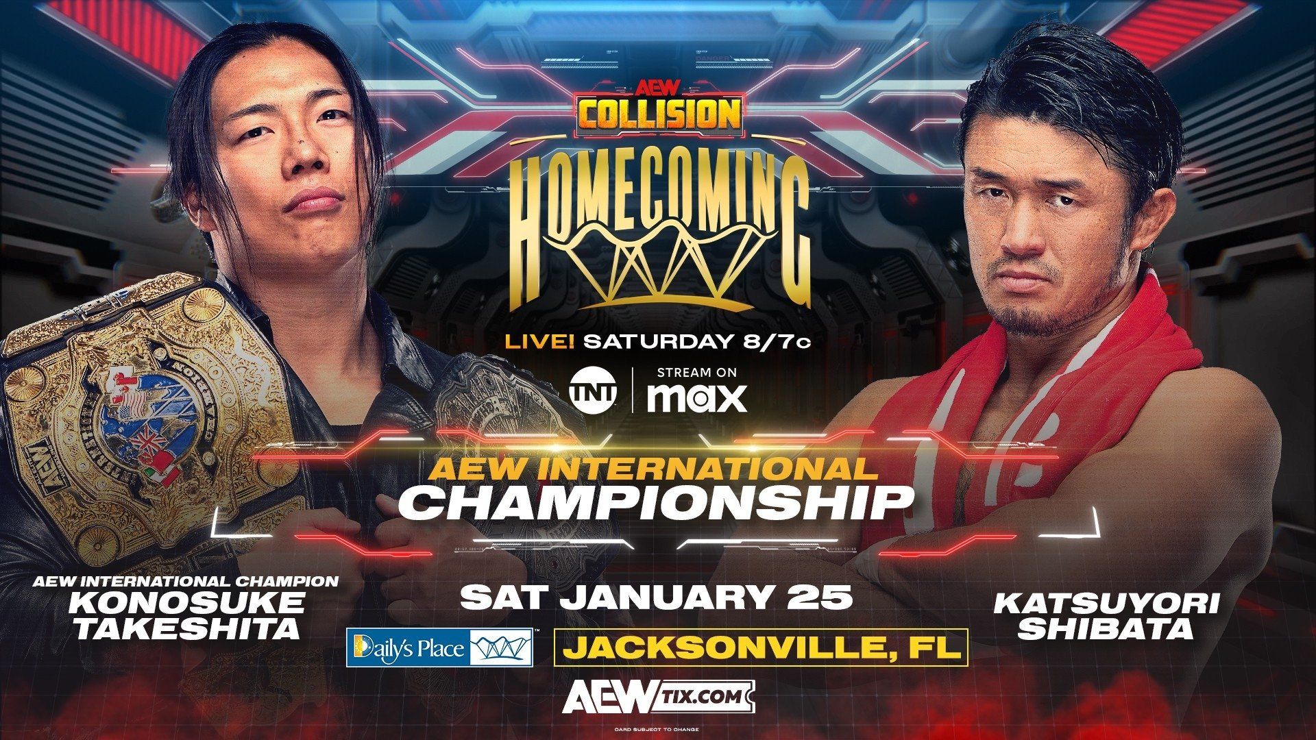 AEW Collision background