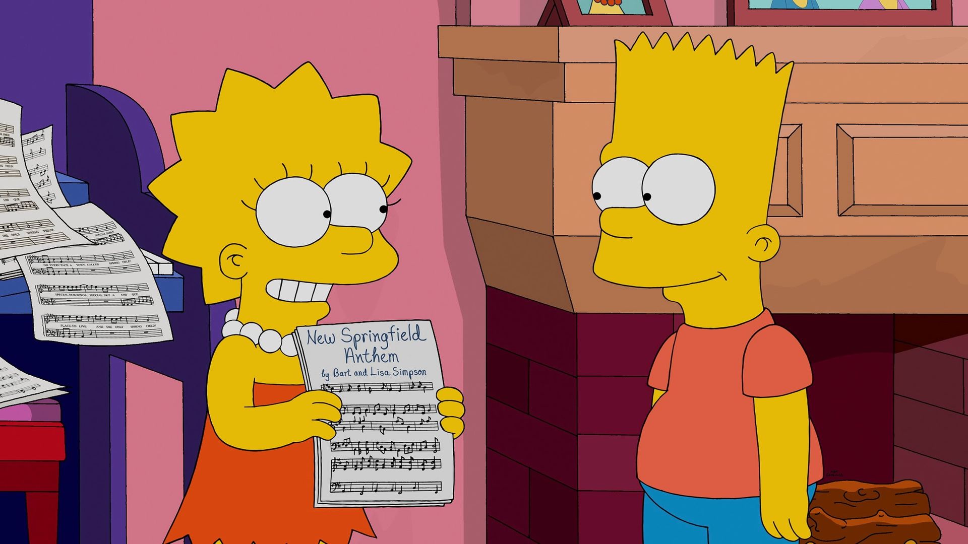 The Simpsons background