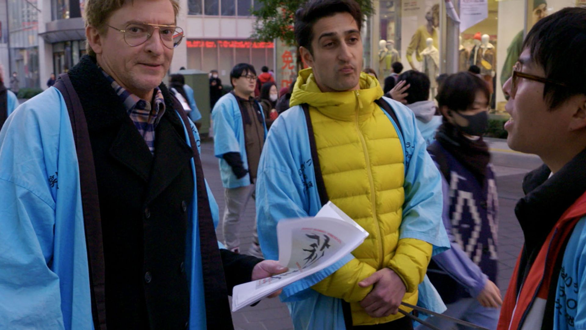 Rhys Darby in Japan background